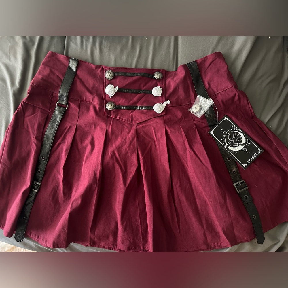 KILLSTAR Dark Academy Mini Skirt